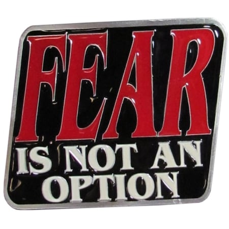 Siskiyousports Fear Is Not An Option Hitch Cover STH21B2